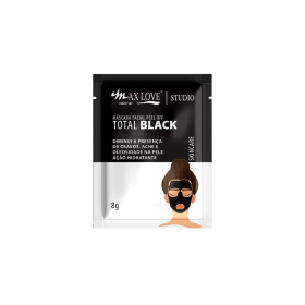 MASCARILLA FACIAL PEEL OFF TOTAL BLACK MAX LOVE